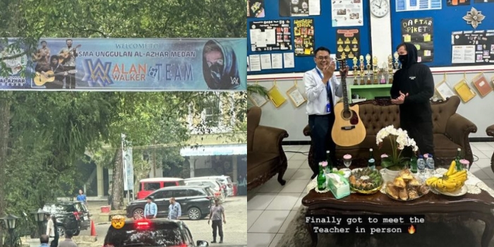 Heboh! Alan Walker Kunjungi SMA Al-Azhar Medan, Temui Guru Musik yang Viral di Medsos