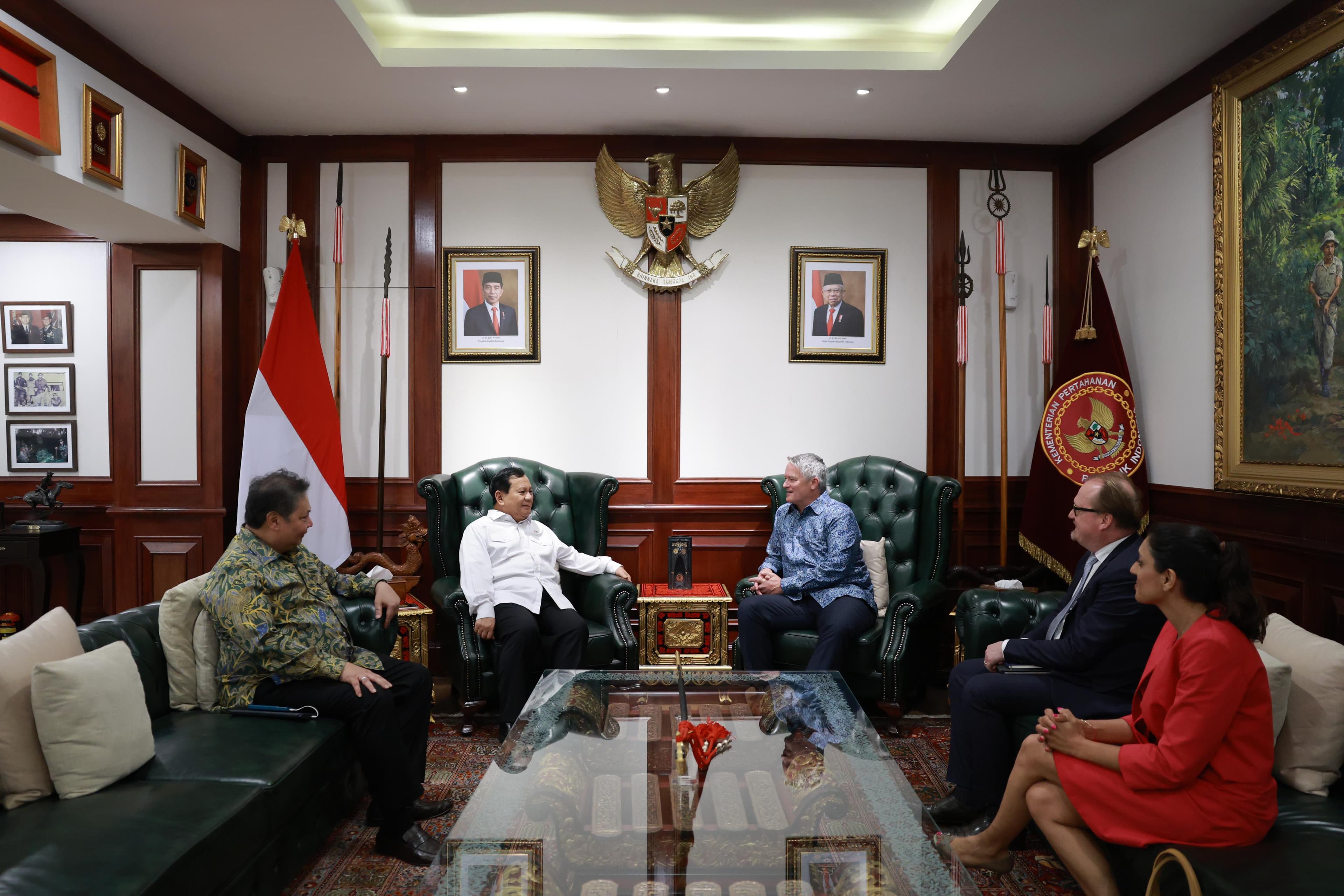 Prabowo Dikunjungi Airlangga dan Sekjen OECD, Update Proses Keanggotaan Penuh Indonesia