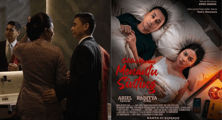 Viral! Peran Raditya Dika Bikin Heboh Lakukan Adegan Panas dengan Ariel Tatum di Film Catatan Harian Menantu Sinting