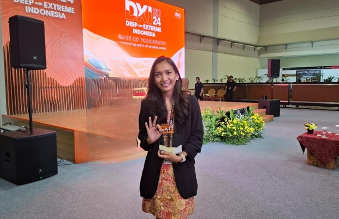 Freediver Internasional asal Indonesia ini Terharu Raih Penghargaan di DXI Award 2024
