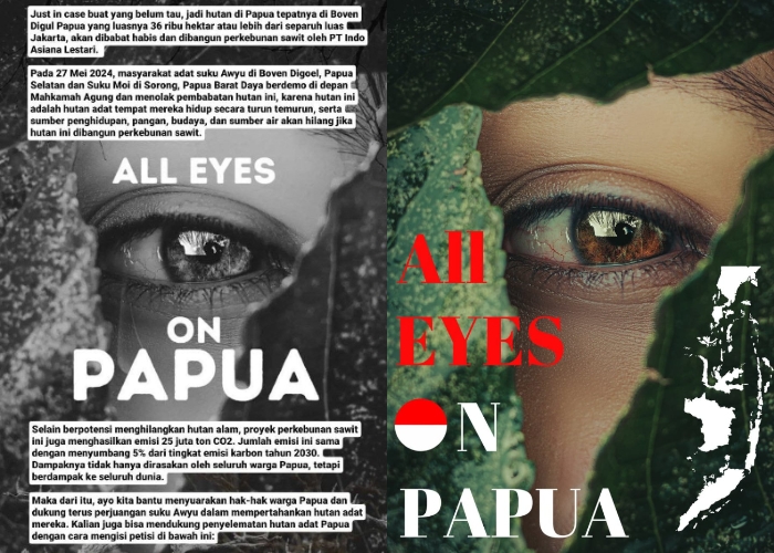 Viral di Medsos Poster Seruan All Eyes On Papua, Ini Makna dan Tujuannya