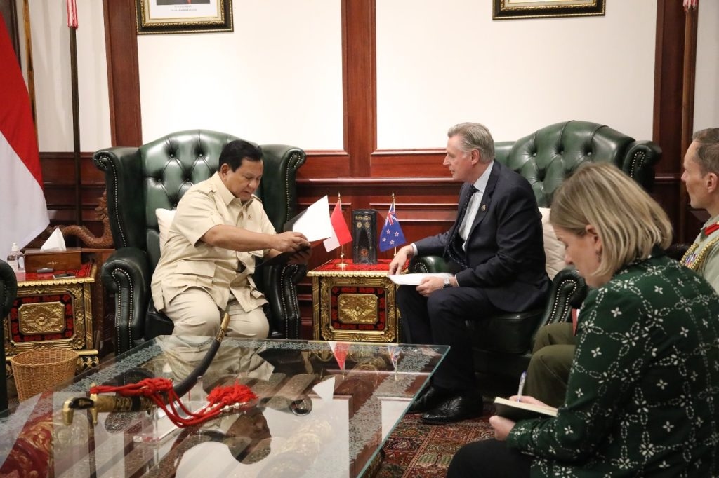 Prabowo Harap RI-New Zealand Tingkatkan Kerja Sama Keamanan Maritim hingga Intelijen