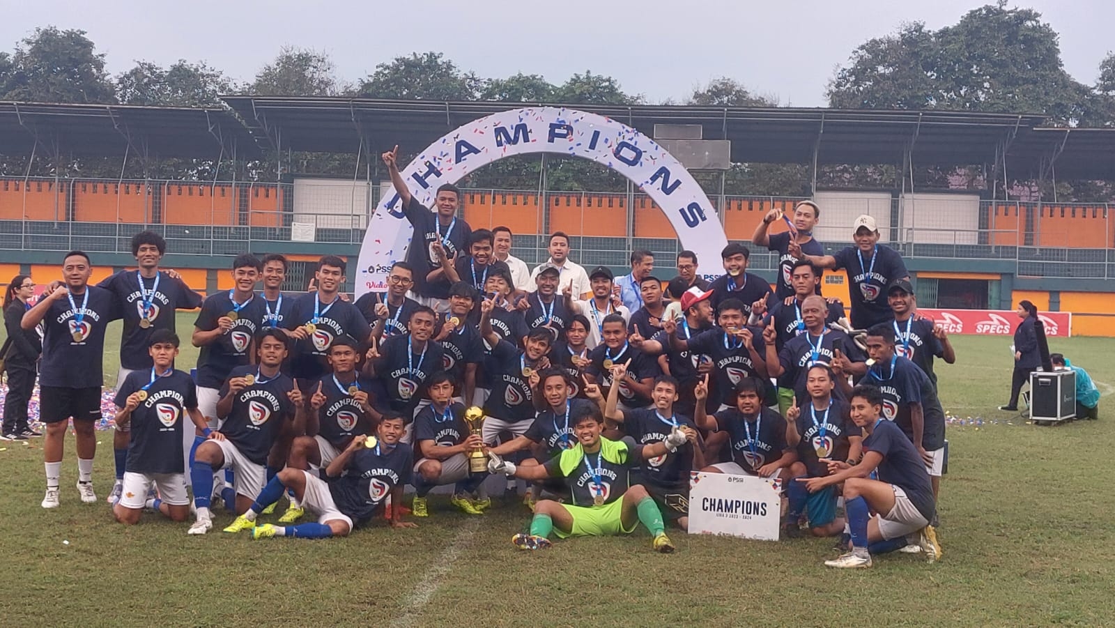 Adhyaksa Farmel FC Raih Juara Liga 3 Nasional 2023-2024 Usai Bungkam Persibo Bojonegoro