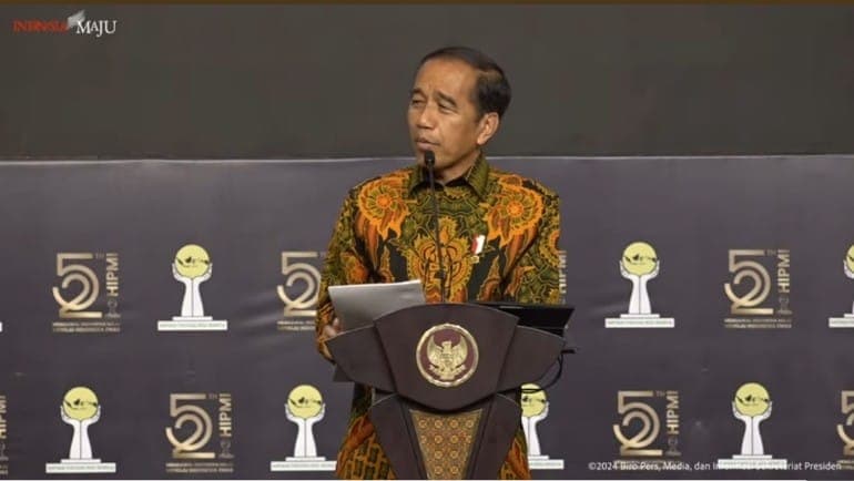 Wujudkan Indonesia Emas 2045, Jokowi Minta Hipmi Antisipasi 3 Hal Ini
