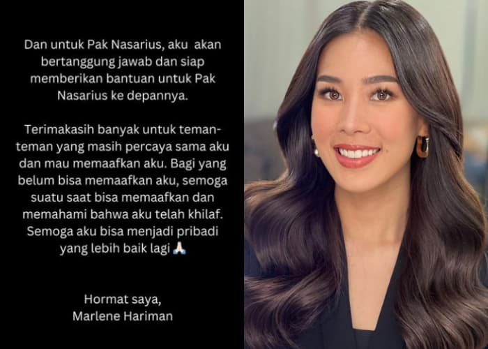 Update! MUA Artis Marlene Hariman Minta Maaf Usai Viralkan Video Sekuriti Pukul Anjing Penjaga