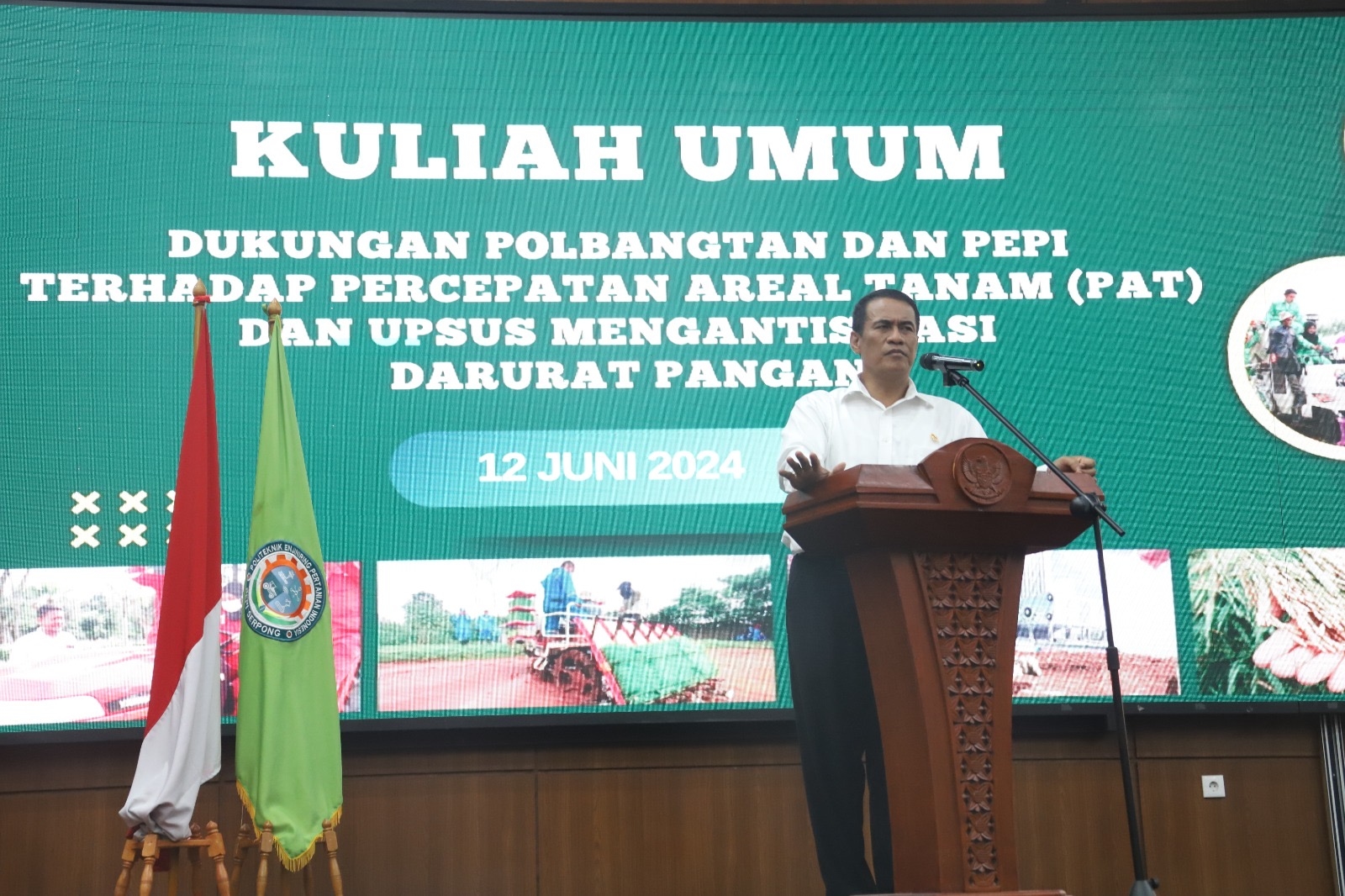 Mentan Minta Mahasiswa Ciptakan Inovasi dan Lapangan Kerja dalam Sektor Pertanian