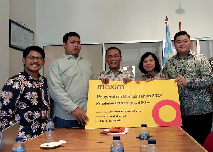 Maxim Rangkul Komunitas Tunanetra dengan Berikan Perjalanan Gratis