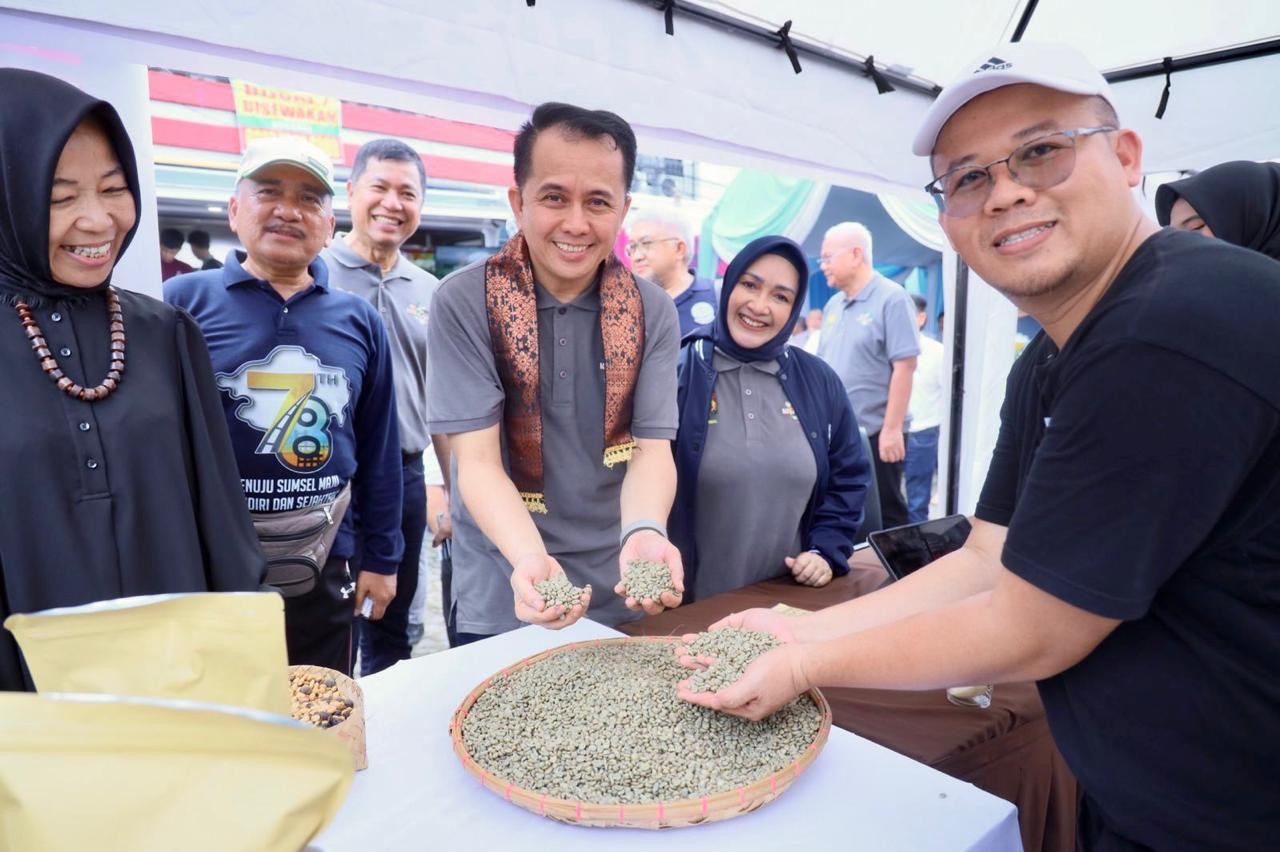 Sumsel Jadi Penghasil Kopi Terbesar di Indonesia, Pj Gubernur Agus Fatoni Launching ‘Kopi Sumsel’