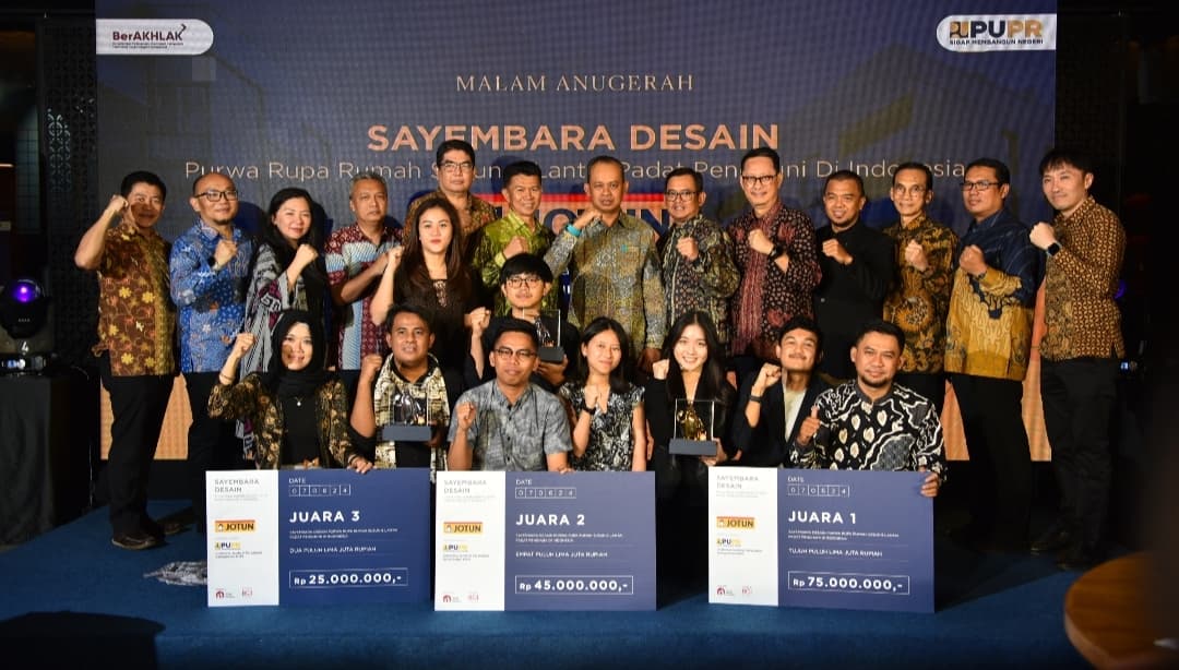 Sukses Gelar Sayembara, JOTUN dan Kementerian PUPR Kumpulkan Ratusan Desain Rusun Perkotaan