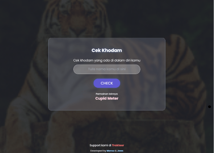 Link dan Cara Main Cek Khodam, Game yang Lagi Viral di Media Sosial