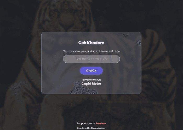 Link dan Cara Main Cek Khodam, Game yang Lagi Viral di Media Sosial