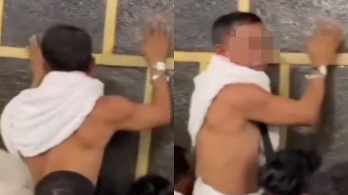 VIRAL Jemaah Haji Indonesia Teriak Minta Uang Sambil Menepuk-nepuk Kakbah: Ya Allah Minta Duit!