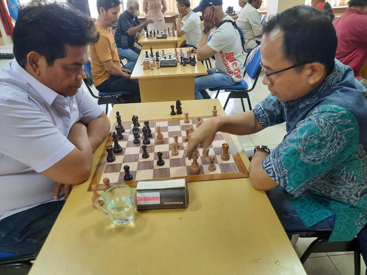 Dwitarung Tim Catur Siwo DKI vs Siwo Kalsel di Laga Uji Coba Berakhir Imbang