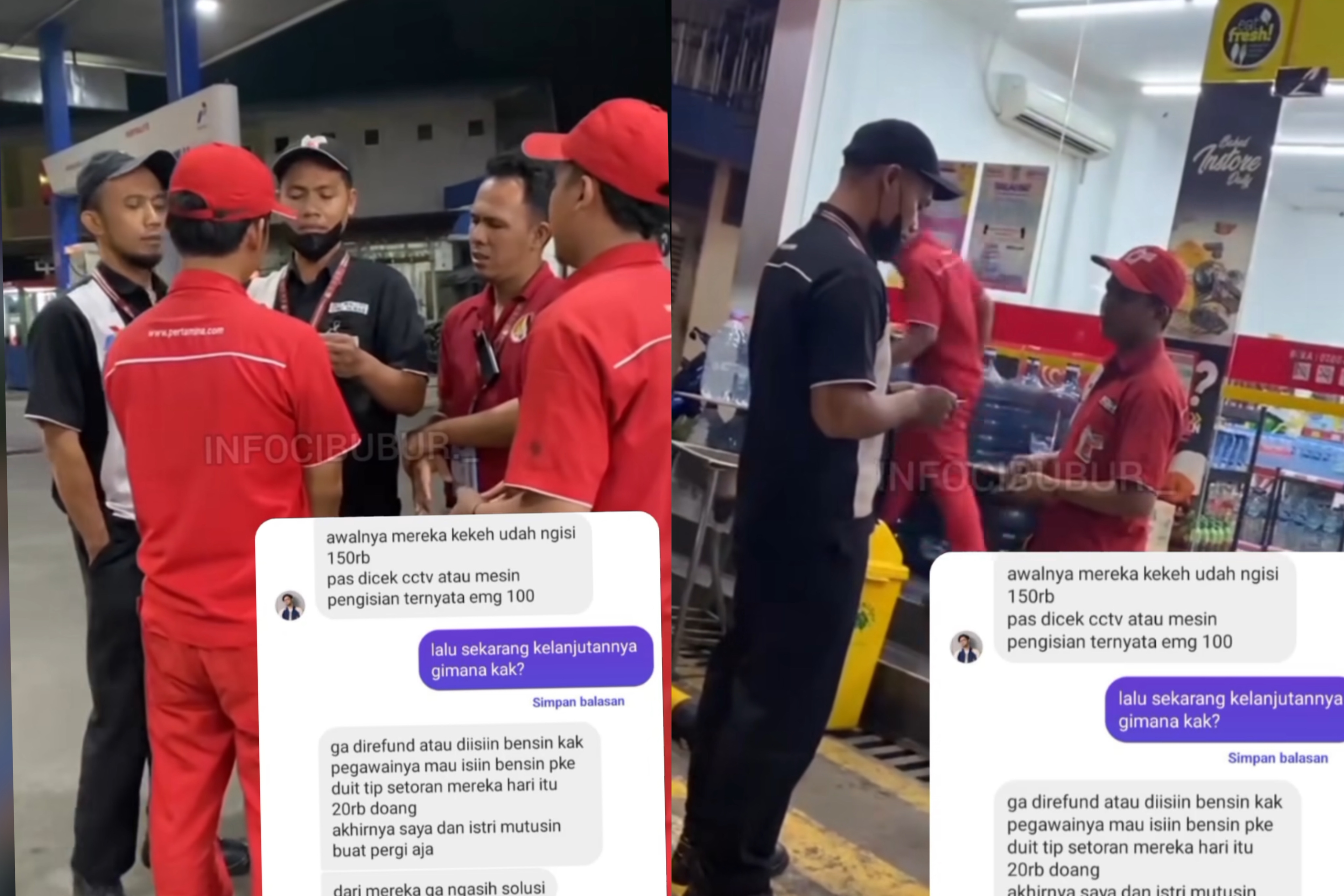 Viral Insiden Pengisian Bensin yang Tidak Sesuai di SPBU Buperta Cibubur, Netizen: Blacklist Aja!