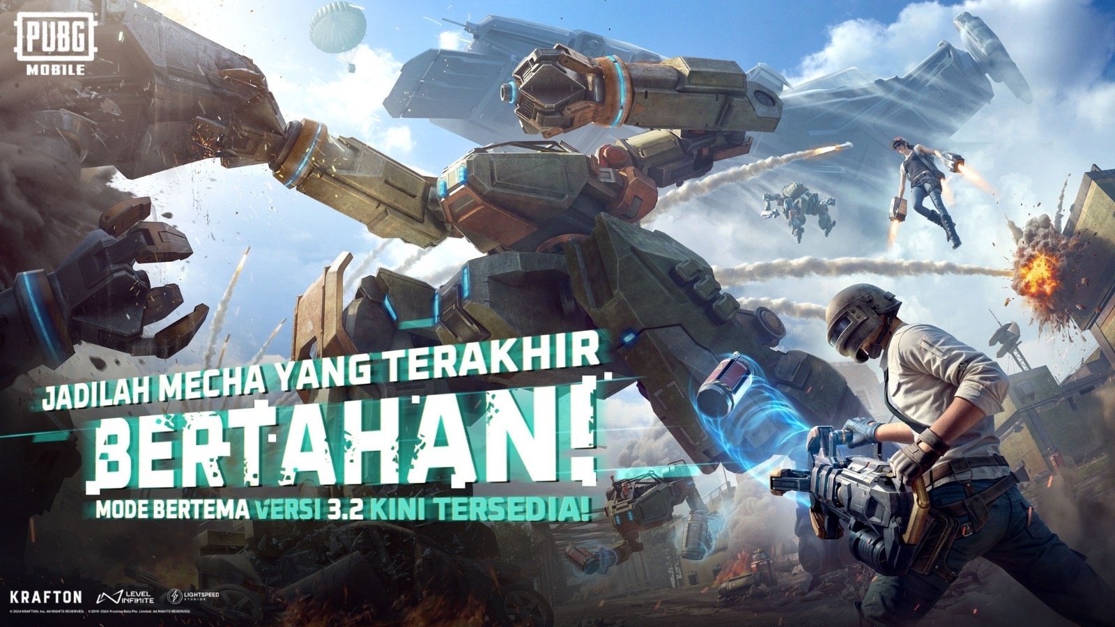 Munculkan Fitur Inovatif, PUBG Mobile Luncurkan Update "Mecha Fusion"