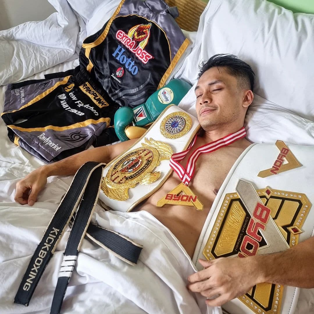 Randy Pangalila Pensiun dari Arena Body Combat Usai Menang Lawan Kkajhe, Ini Alasannya…