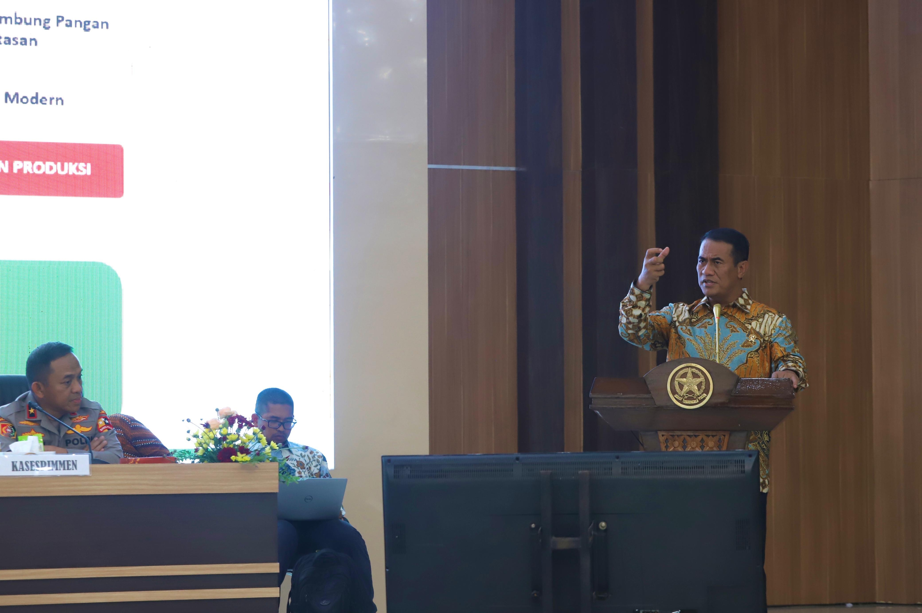 Dialog Kebangsaan Diklat Polri, Mentan Amran: Semua Turun Tangan Urus Pangan