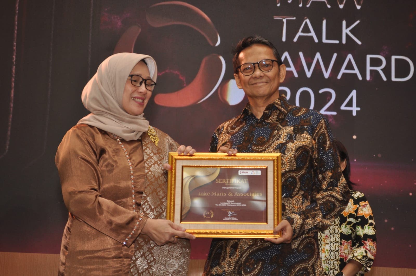Inke Maris & Associates Raih Penghargaan di Ajang MAW Talk Awards 2024