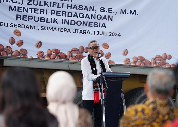 Mendag Zulhas Lepas Ekspor Kopi Sumatera Senilai USD1,48 Juta