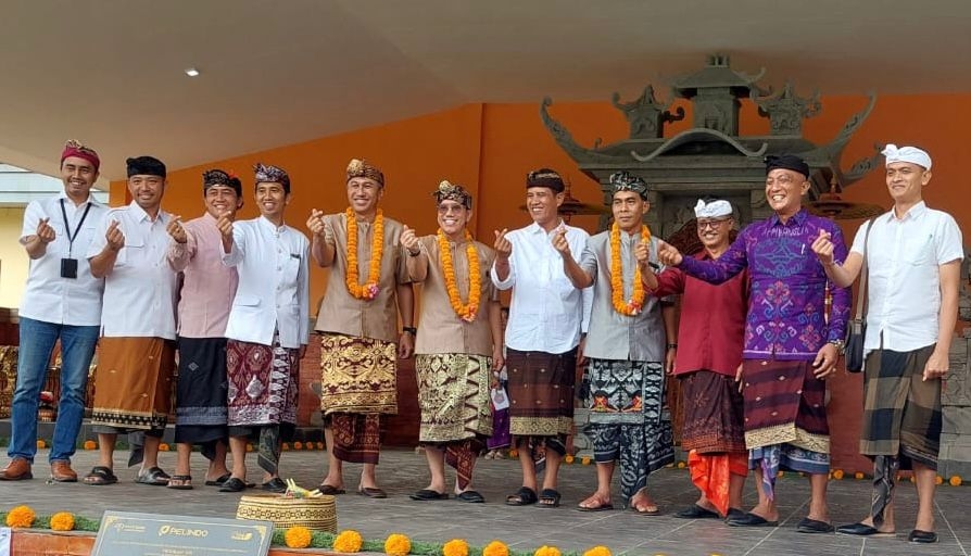 Lestarikan Budaya, Pelindo Dukung Renovasi Panggung Senin di Bangli