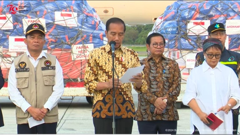 Indonesia Kirim Bantuan Kemanusiaan ke Papua Nugini dan Afghanistan Senilai Rp35,5 Miliar