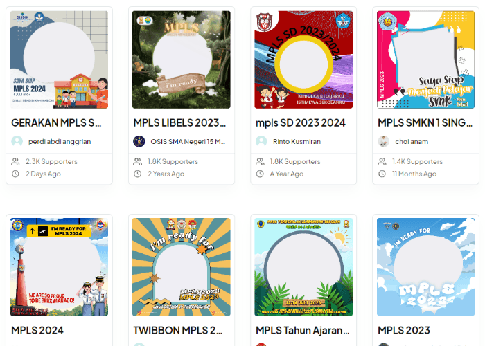 15 Link Twibbon MPLS 2024 yang Mudah Digunakan, Cocok untuk SD, SMP, dan SMA/SMK