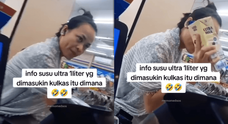 VIRAL Video Seorang Ibu Marah Beli Susu Kotak 1 Liter Tidak Dingin di Minimarket, Minta Ganti Rugi ke Kasir!