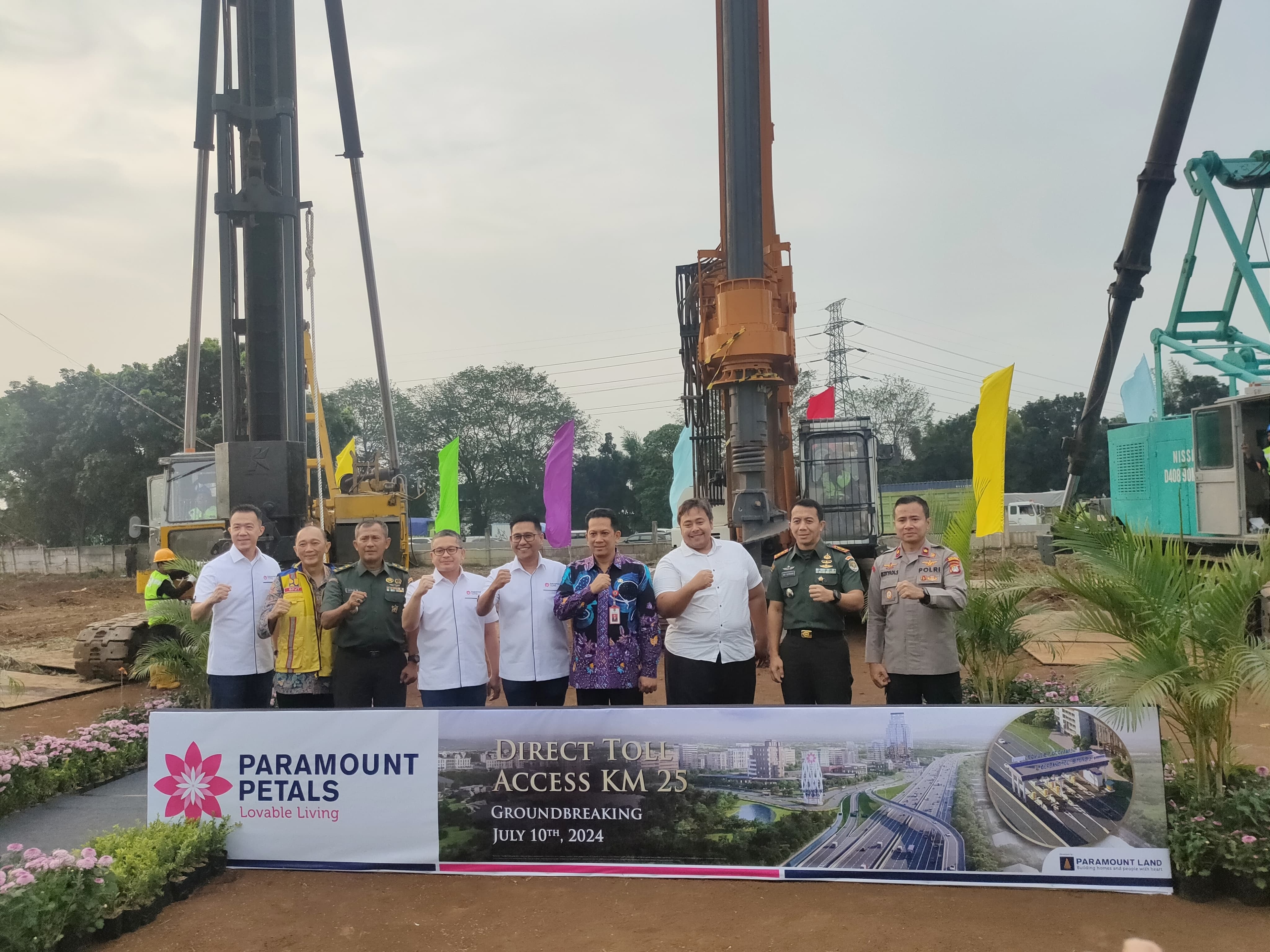 Paramount Land Gelar Groundbreaking Direct Toll Access KM 25 Tangerang