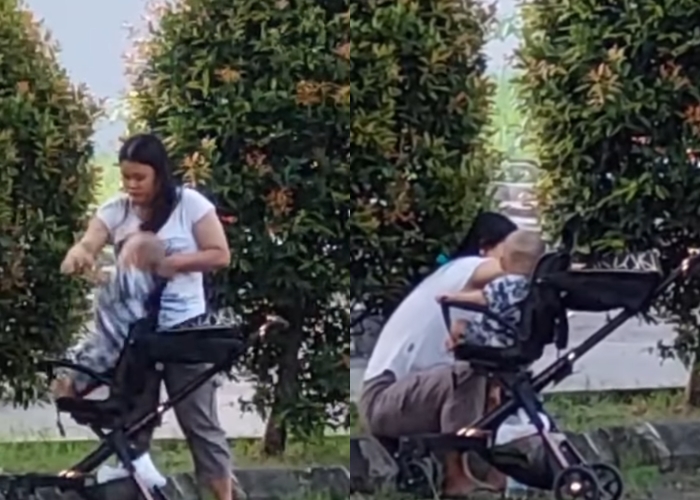 VIRAL Anak TikToker Cici Chania Dianiaya ART, Dipukul Hingga Dibanting ke Stroller