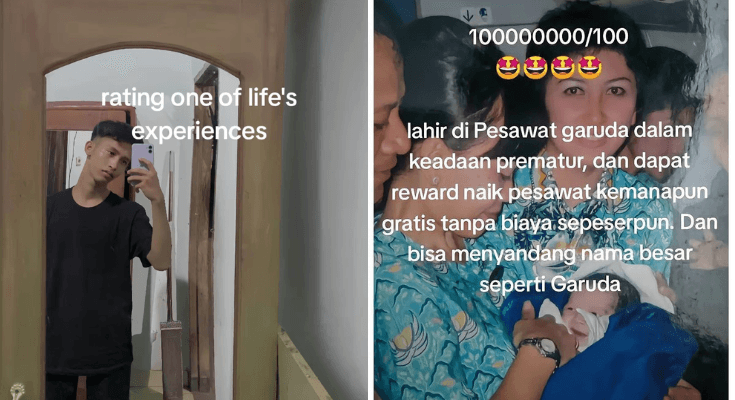 VIRAL Kisah Seorang Pria Lahir di Pesawat, Kini Dapat Tiket Gratis Penerbangan Seumur Hidup!