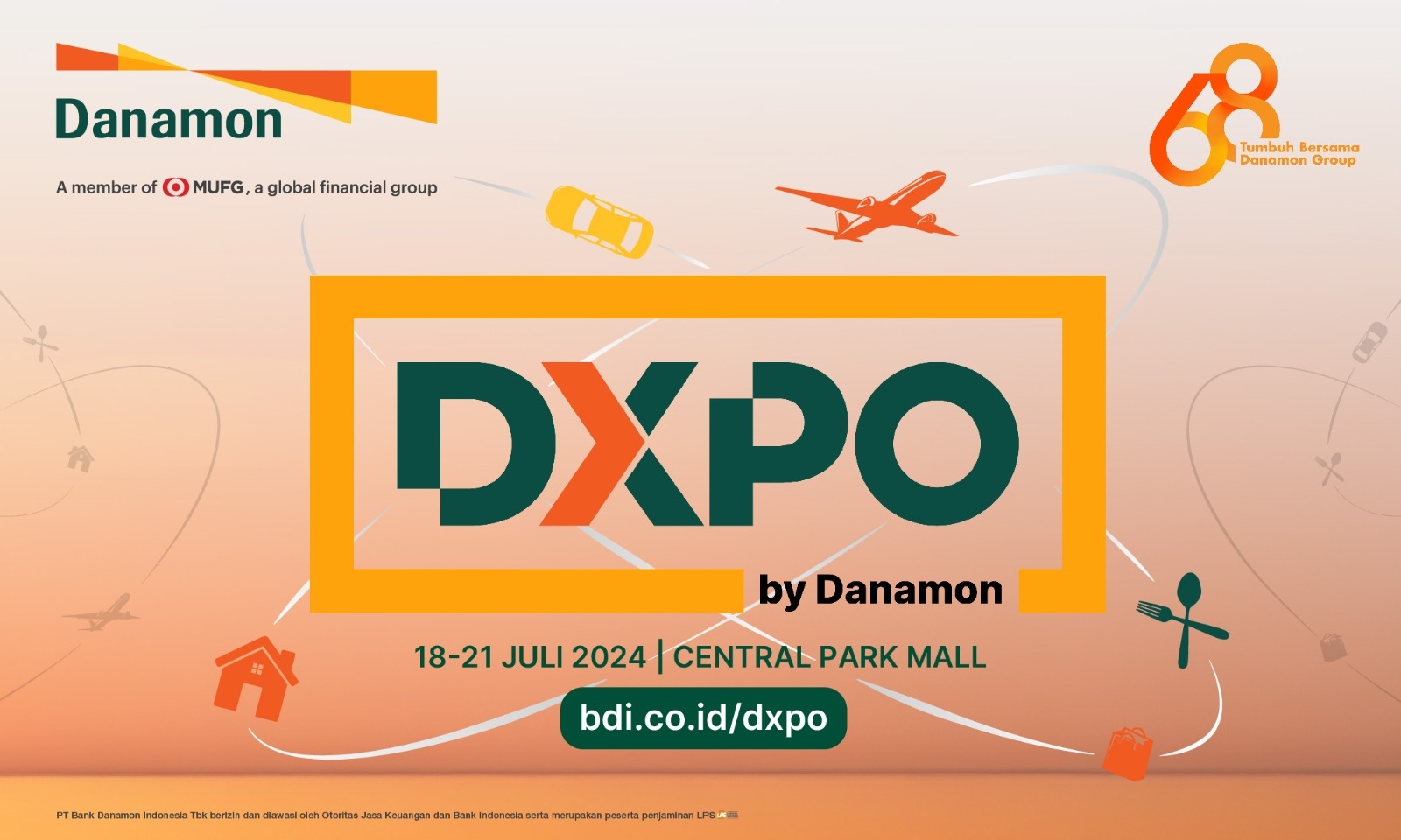 Rayakan Ulang Tahun ke-68, Danamon Kembali Gelar DXPO