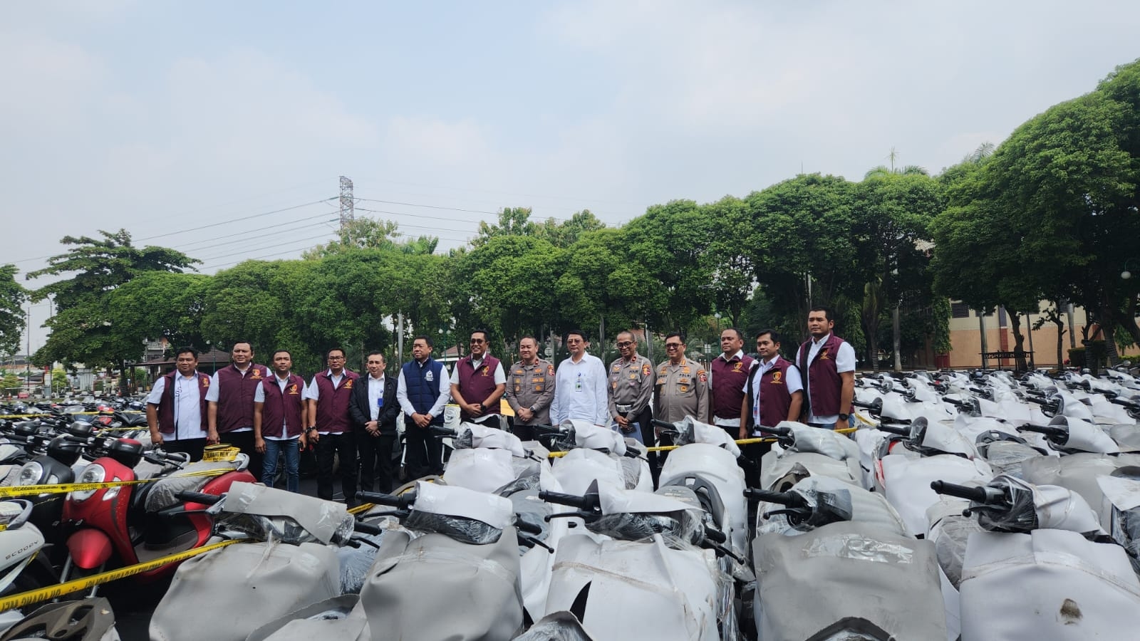 Polri Bongkar Tindak Pidana Penadah Sepeda Motor Jaringan Internasional, 7 Pelaku Diamankan