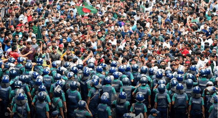 Heboh Aksi Demonstrasi Mahasiswa di Bangladesh Berujung Rusuh, Apa yang Terjadi?