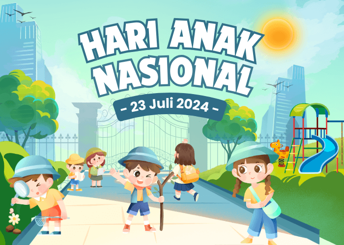 Link Download Poster Hari Anak Nasional 2024 yang Diperingati Pada 23 Juli 2024, Desainnya Keren Loh!