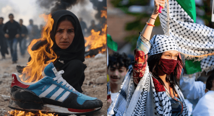 Tegas Dukung Palestina, Bella Hadid Dihapus dari Foto Model Iklan Sepatu Adidas!