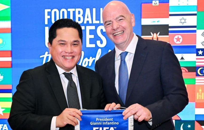 Apresiasi 10 Tahun Kepemimpinan Gianni Infantino, Erick Thohir Sebut FIFA Banyak Lakukan Terobosan