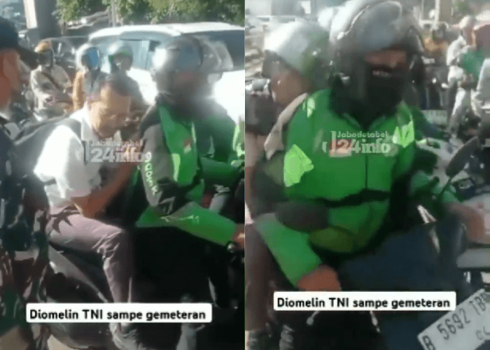 Sebut Busway Bikin Macet, Penumpang Ojol Langsung Kena Tegur Petugas TNI: Ini Provokator!
