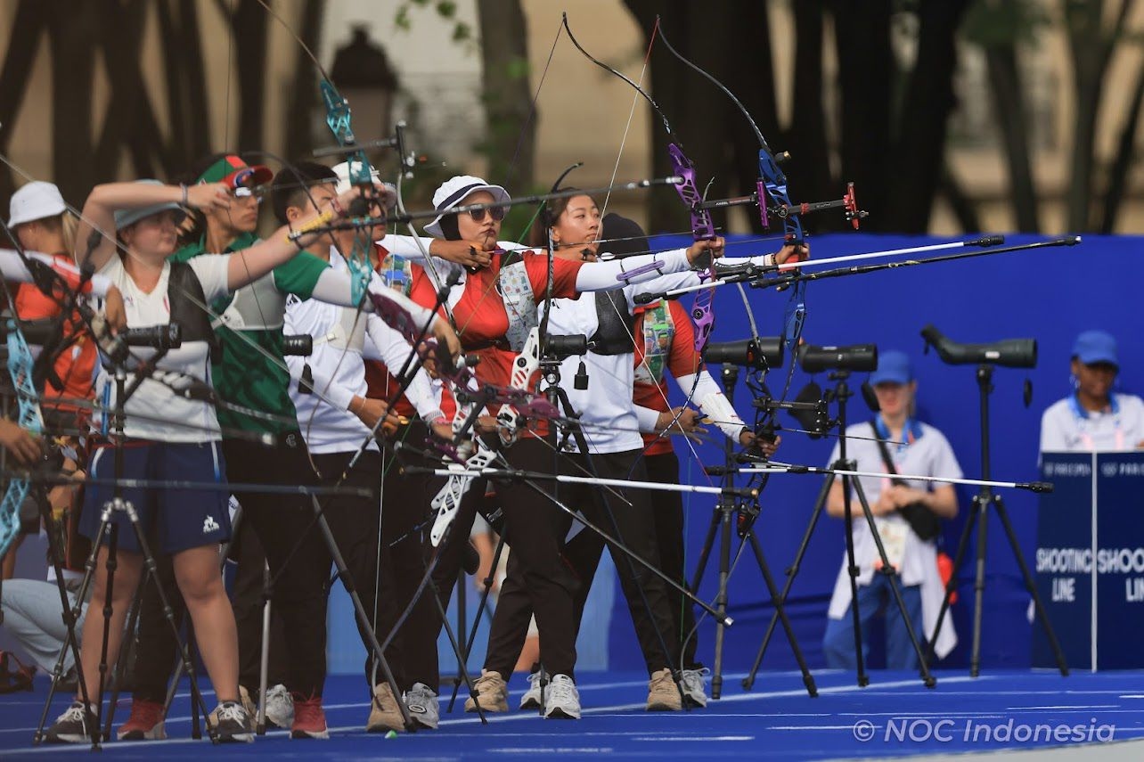 Olimpiade Paris: Posisi 7 Kualifikasi, Tim Panahan Beregu Putri Amankan Tiket 32 Besar