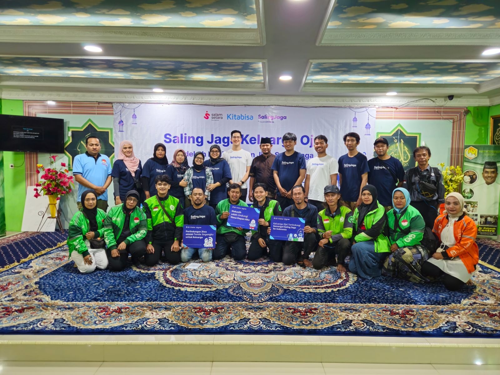 LAZNAS Salam Setara dan Kitabisa Beri Dukungan Perlindungan untuk Keluarga Driver Ojol