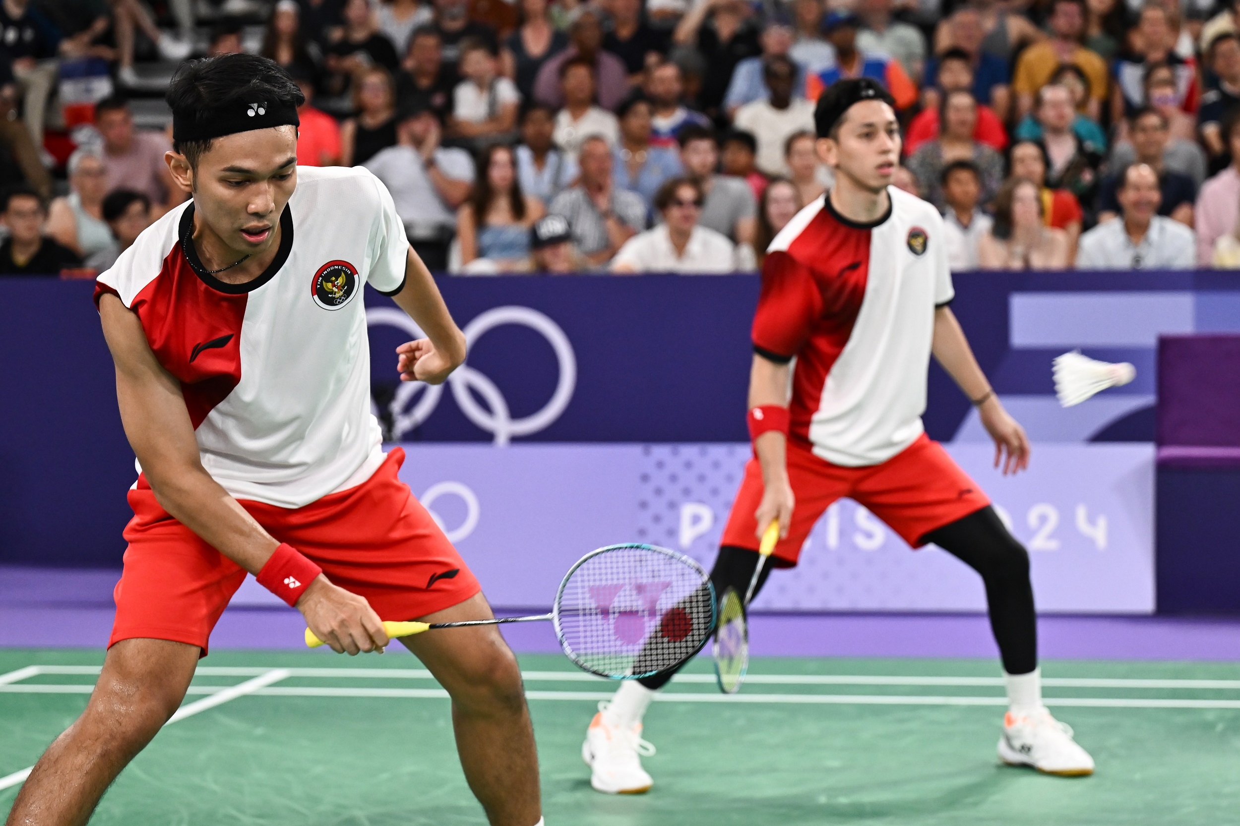 Olimpiade Paris: Tumbang Dua Set Langsung Atas Duet India, Fajar/Rian Harus Puas Runner-Up