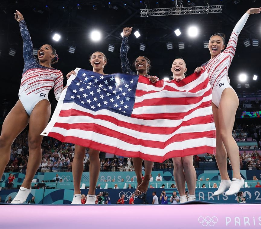 Olimpiade Paris: Simone Biles Gemilang, Tim Putri AS Rebut Emas Senam Artistik