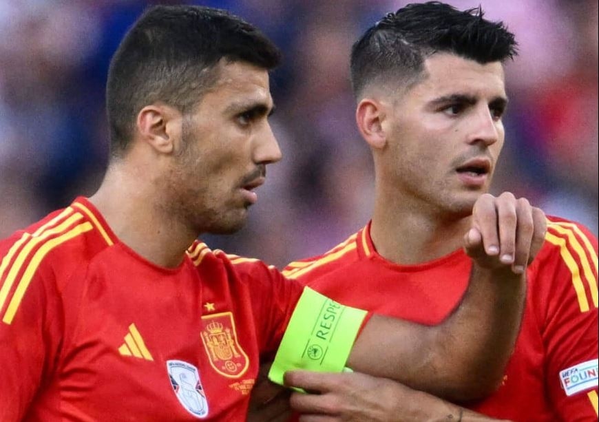 UEFA Sanksi Rodri dan Alvaro Morata Satu Laga karena Nyanyian 'Gibraltar adalah Spanyol'
