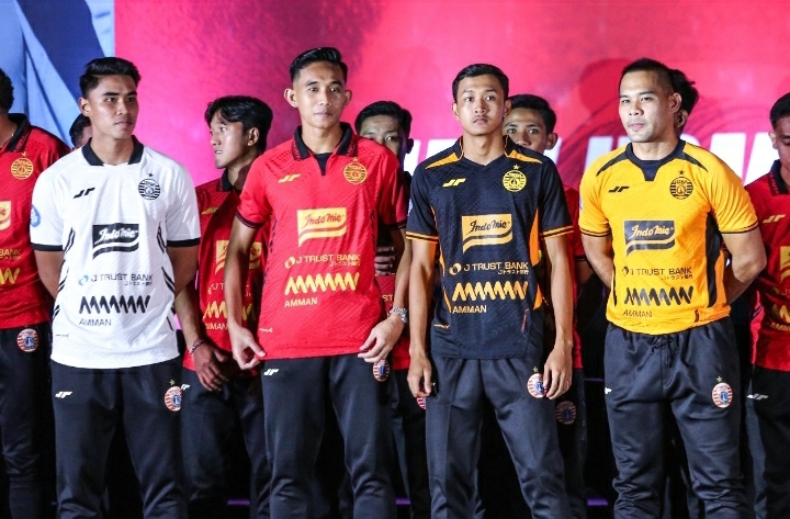 Persija Jakarta Perkenalkan Pemain dan Jersey di JIS, Misi Rebut Juara Liga 1 Digaungkan