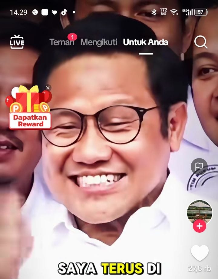 Viral! Cak Imin Ungkit Posisi Menhan yang Diambil Prabowo