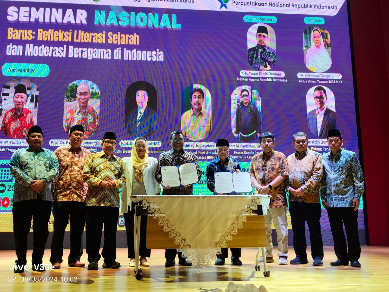 STAIB-Perpusnas Jalin Kerja Sama Kuatkan Literasi Sejarah dan Moderasi Beragama