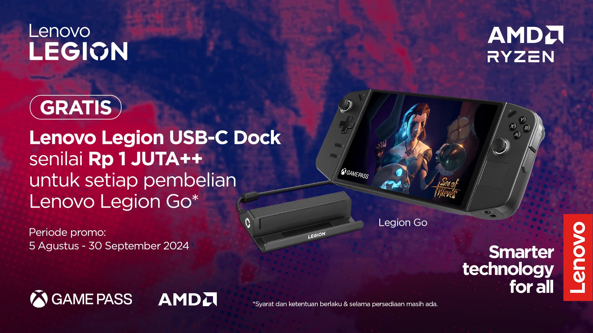 Lenovo Indonesia Tawarkan Promo Menarik untuk Legion Go Lewat Program Back to School