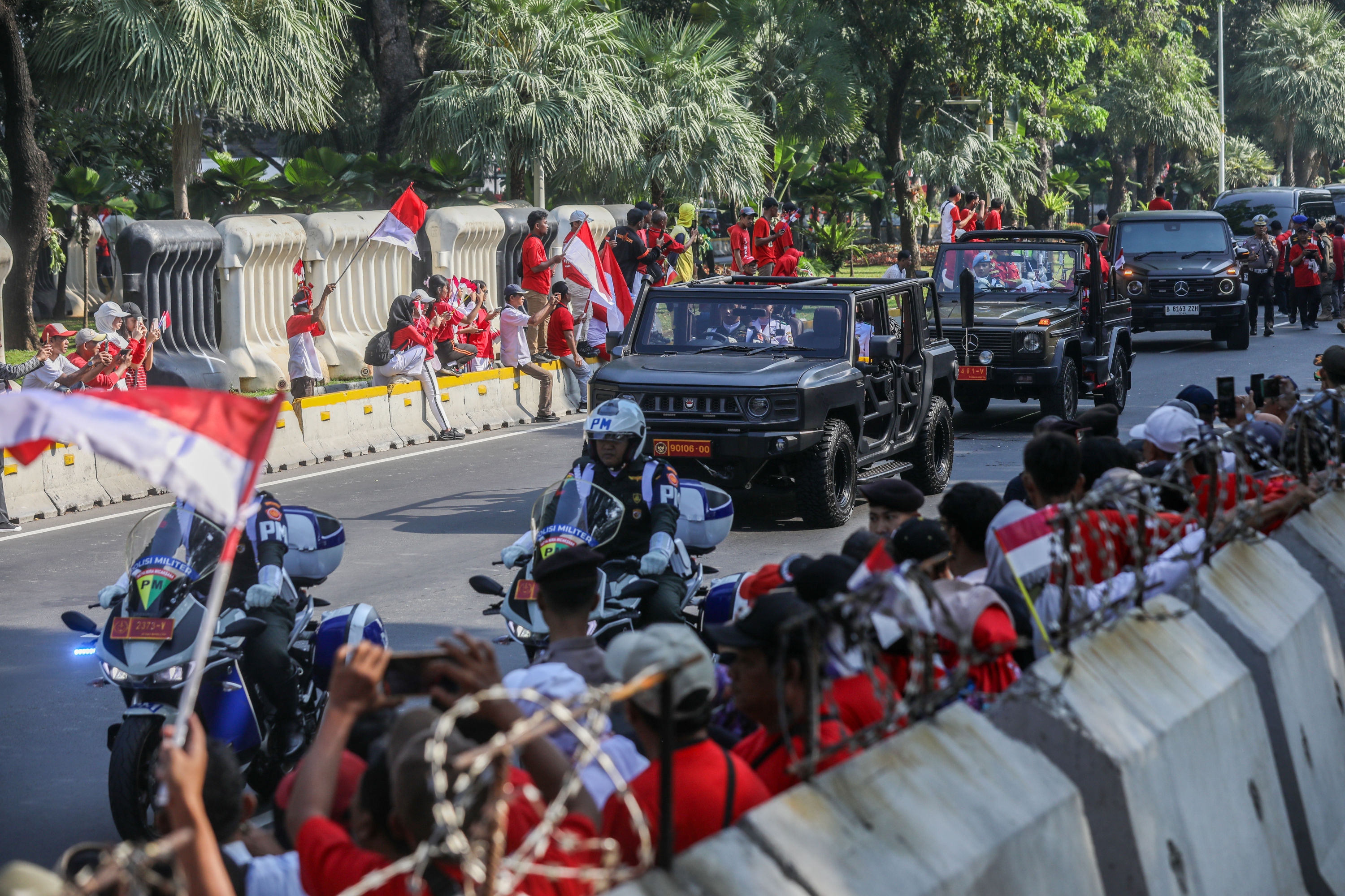 Setpres: Prosesi Kirab Bendera Merah Putih Lancar sebagai Keberhasilan Bersama
