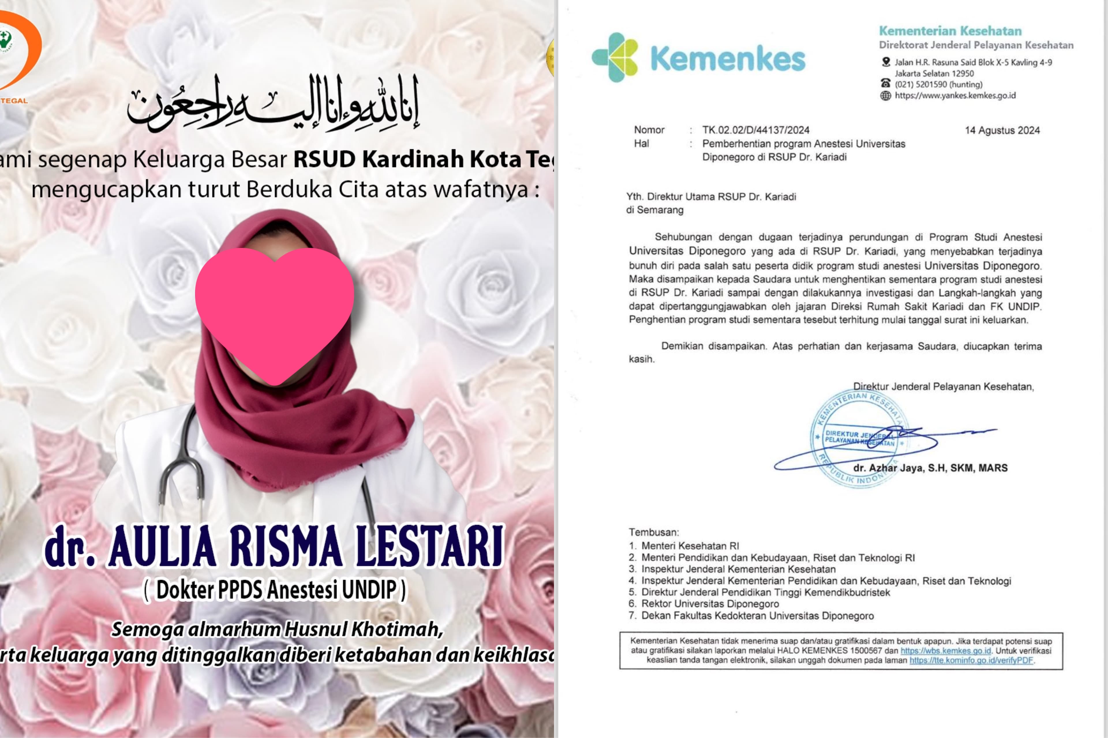 VIRAL Dokter Muda Diduga Bunuh Diri Akibat Menjadi Korban Perundungan di PPDS Undip, Nekat Suntikan Obat Bius ke Tubuh