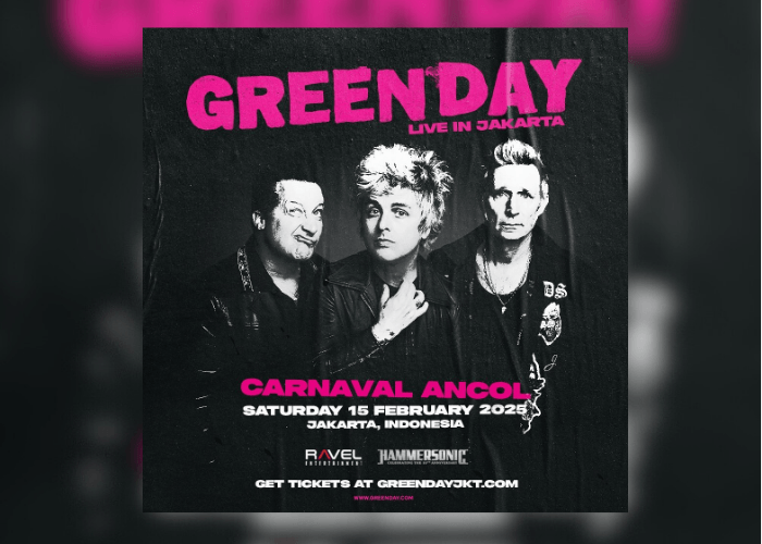 Green Day Siap Gelar Konser di Jakarta, Catat Tanggal dan Harga Tiketnya