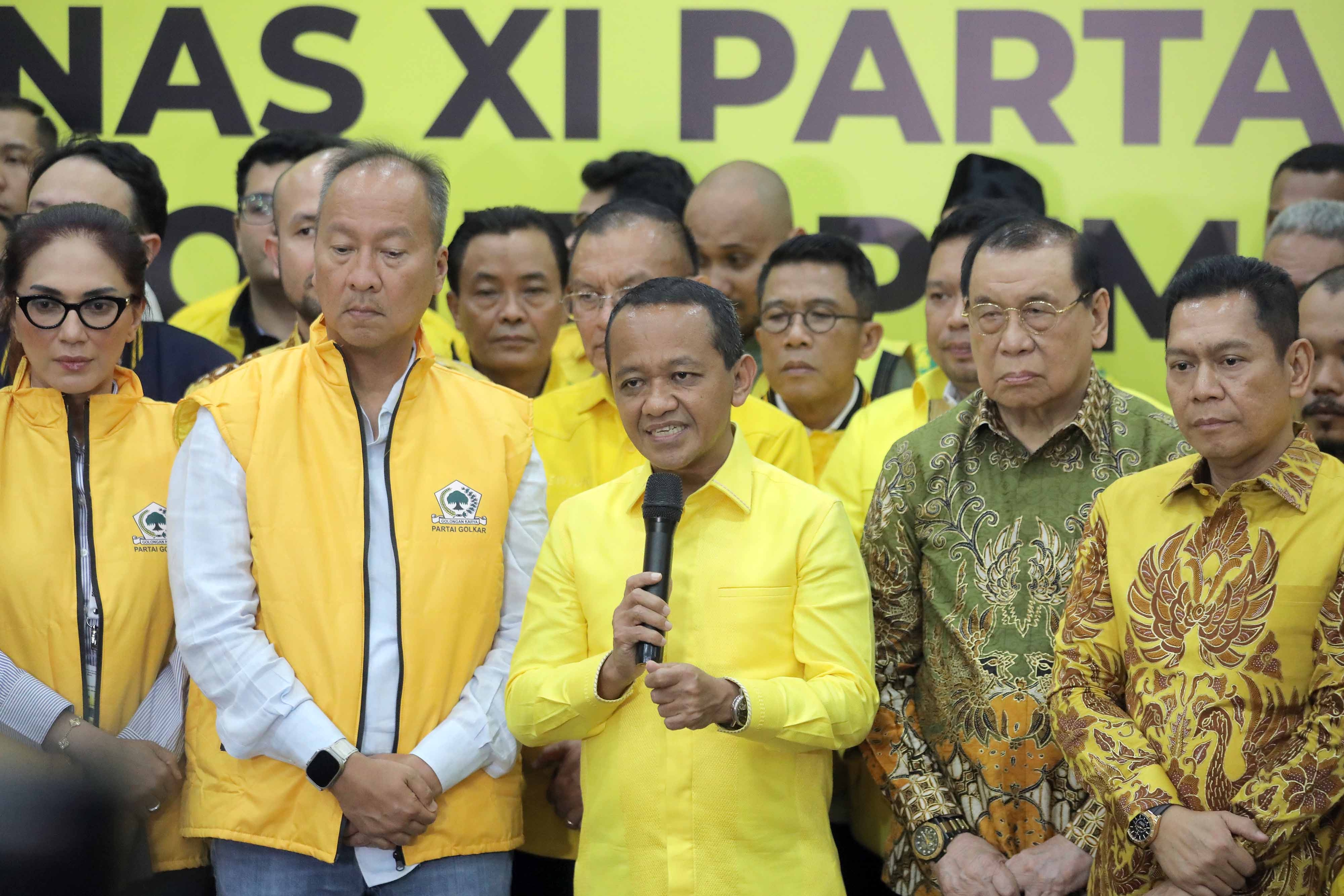 Resmi Ditetapkan Jadi Calon Tunggal Ketum Golkar, Bahlil Sampaikan Visi Misi